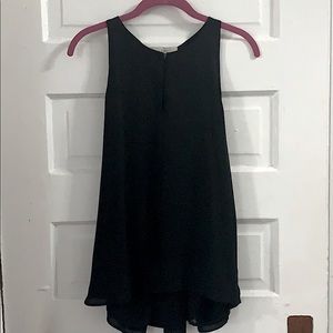 Classy Black T-Back Top